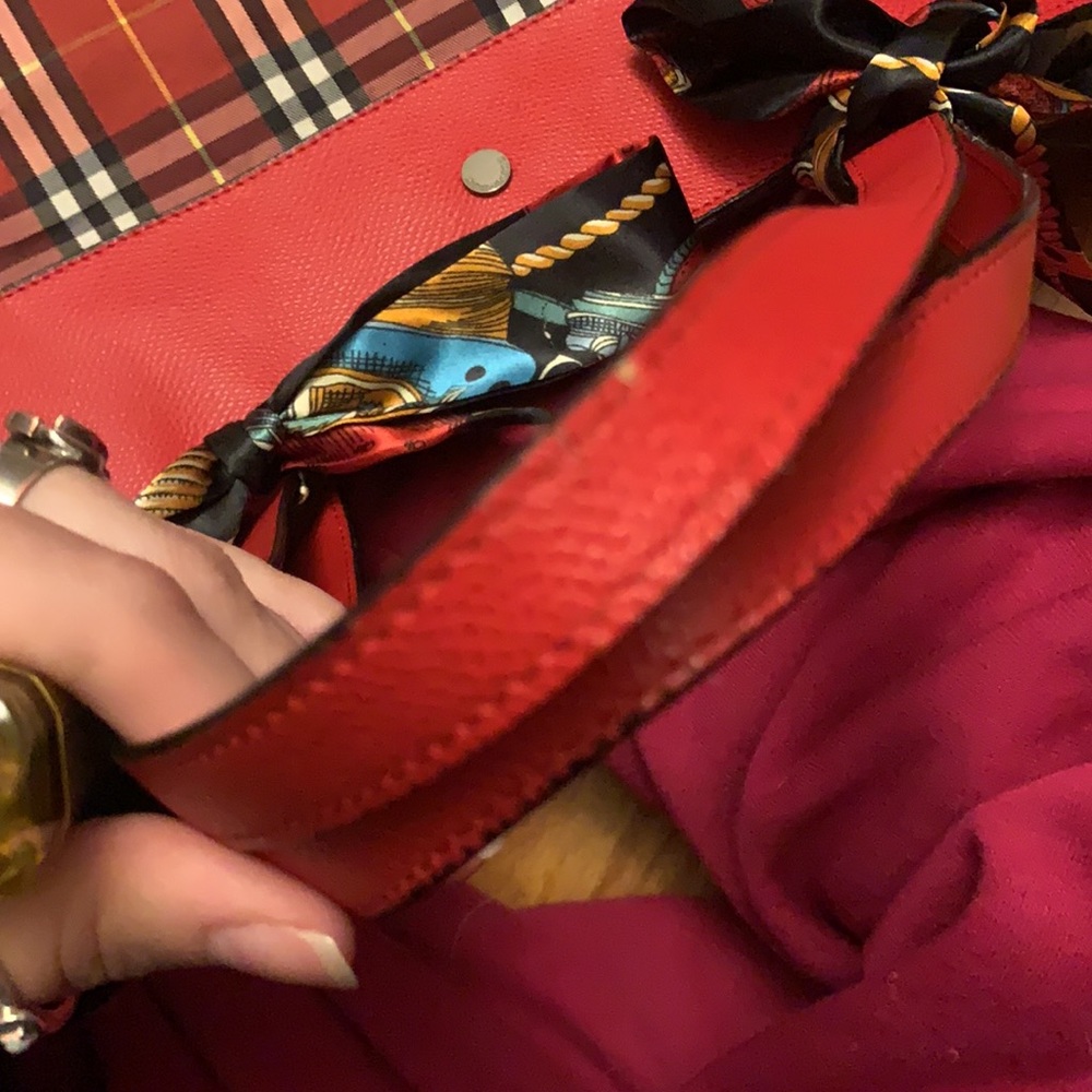 Burberry London check tote red - Picture 11 of 11